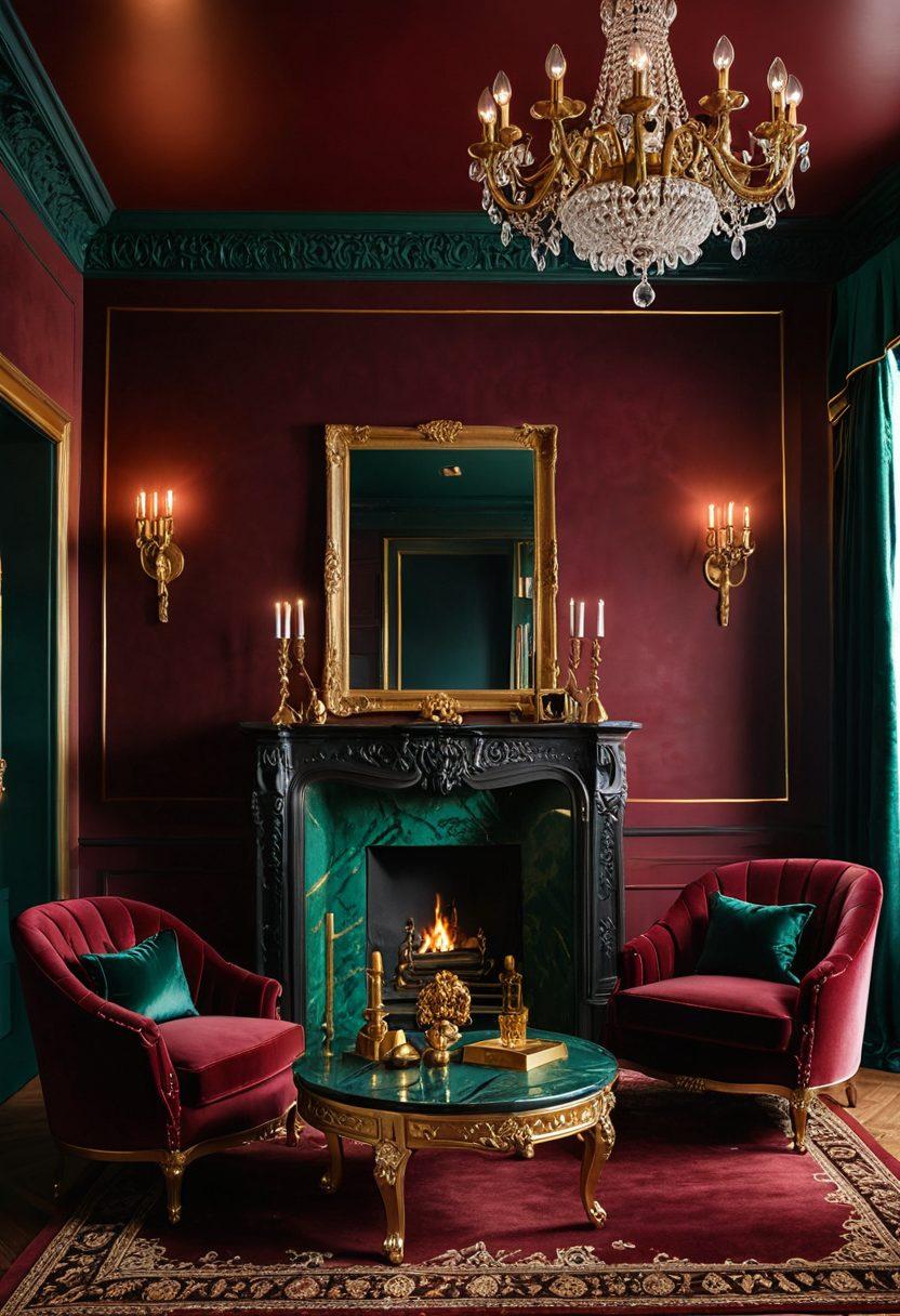 A luxurious, velvet-lined room filled with rich, deep colors showcasing a collection of black adult content, symbolizing passion and pleasure. Incorporate intricate designs and gold accents on the walls, with elegant lighting casting a warm glow. Include tasteful artistic representations of intimacy, highlighting diversity and empowerment. The atmosphere should be both inviting and intriguing, capturing the essence of celebration and allure. super-realistic. rich colors. warm lighting.